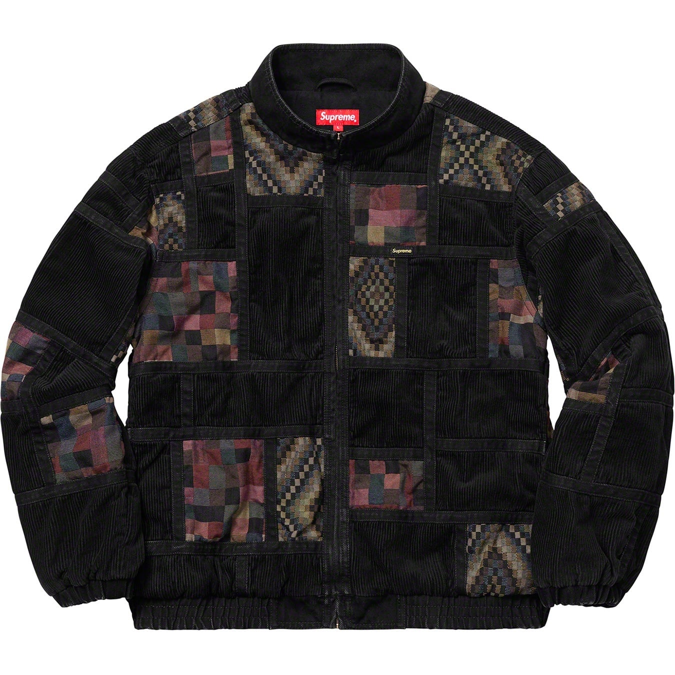 Corduroy Patchwork Denim Jacket view 2
